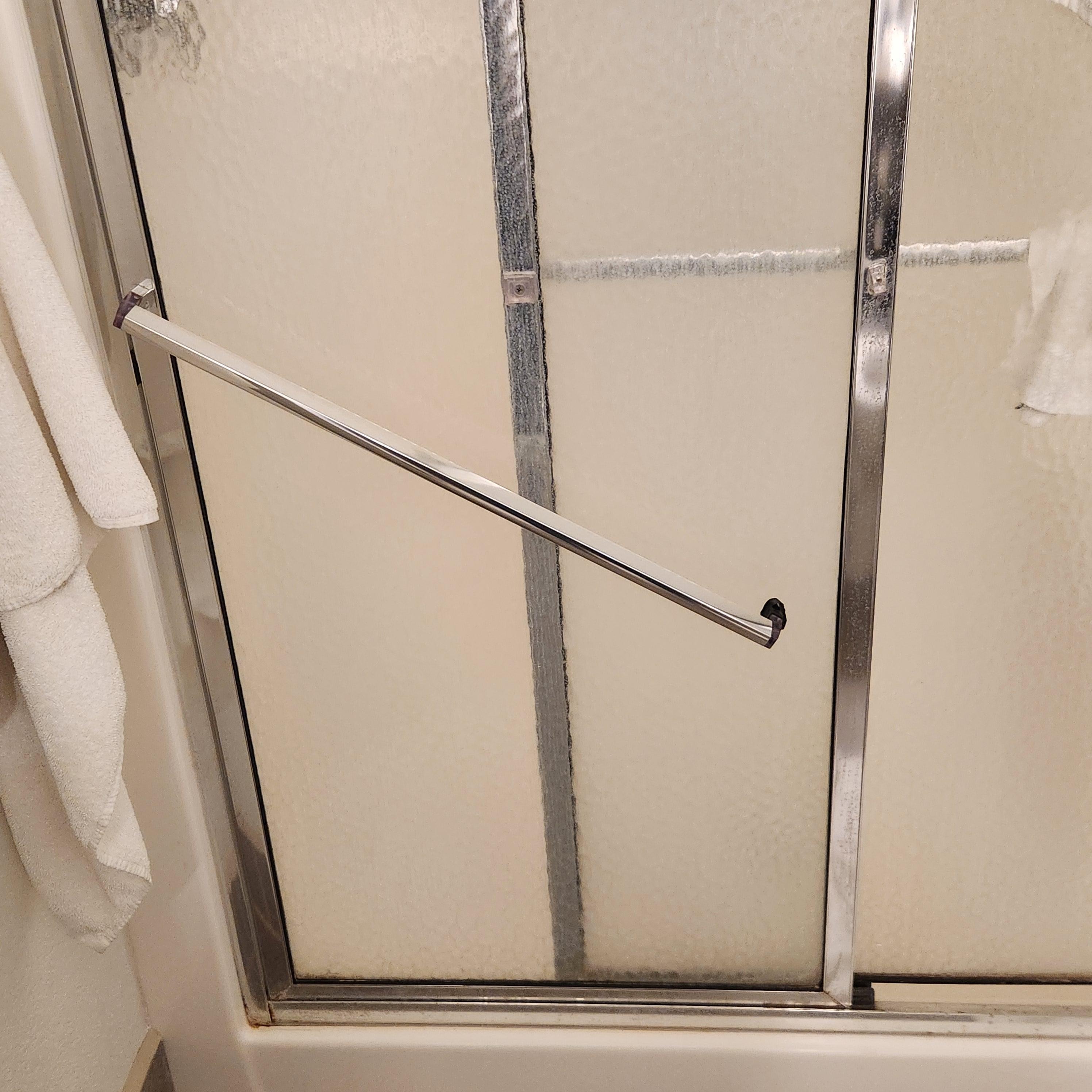 Broken shower door handle