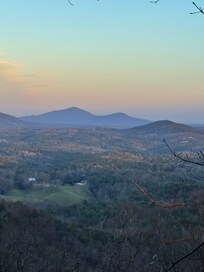 The view from the entire living area!