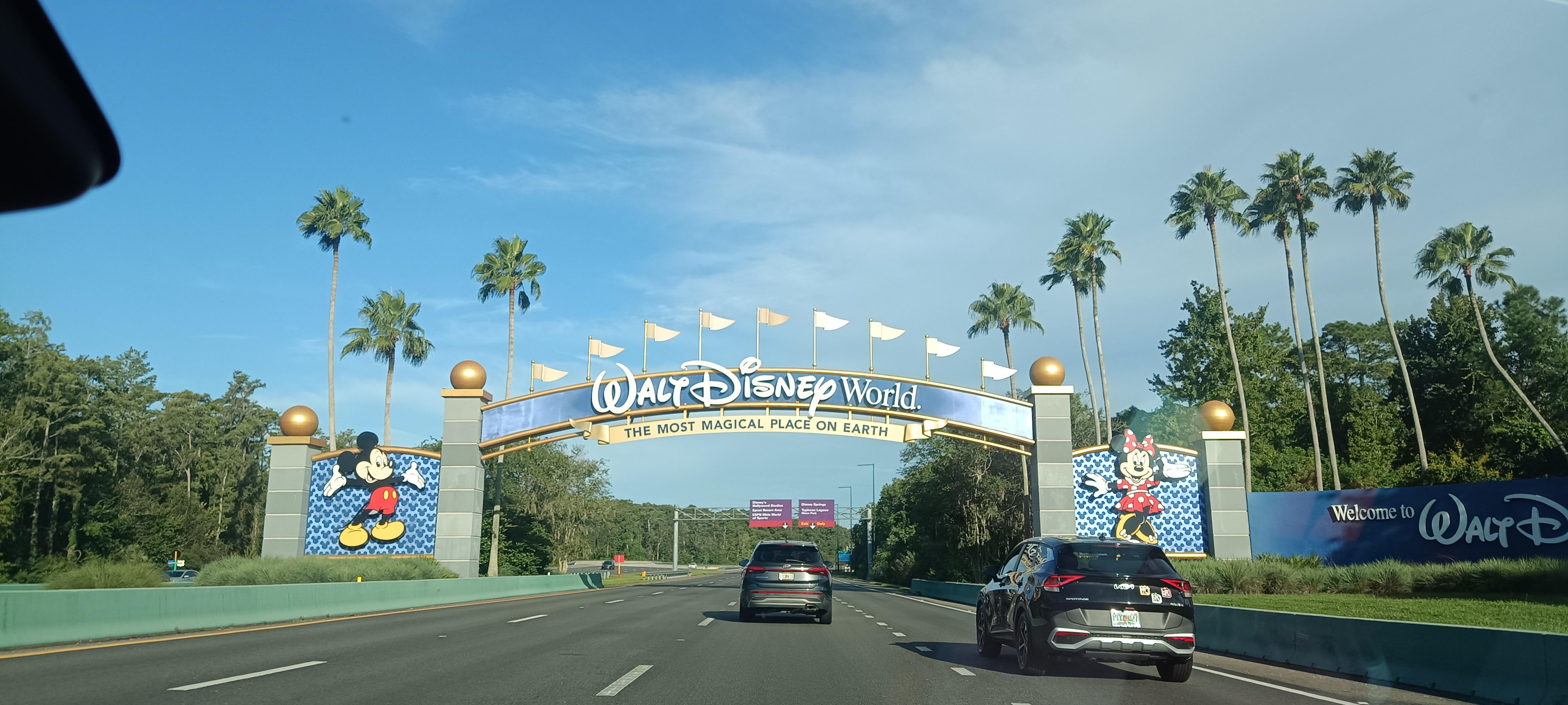 Entrada no Magic Kingdom 