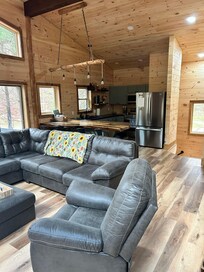 Main gathering area. We spent a lot of our time in the kitchen and at counter. It really felt like being at home.