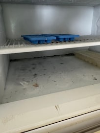 Condition of on of the freezers