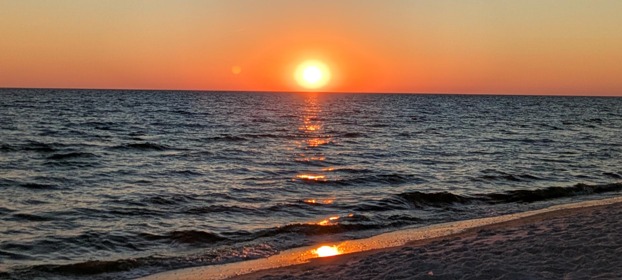 And beautiful sugar sand