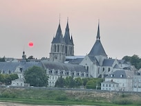 Sonnenuntergang in Blois