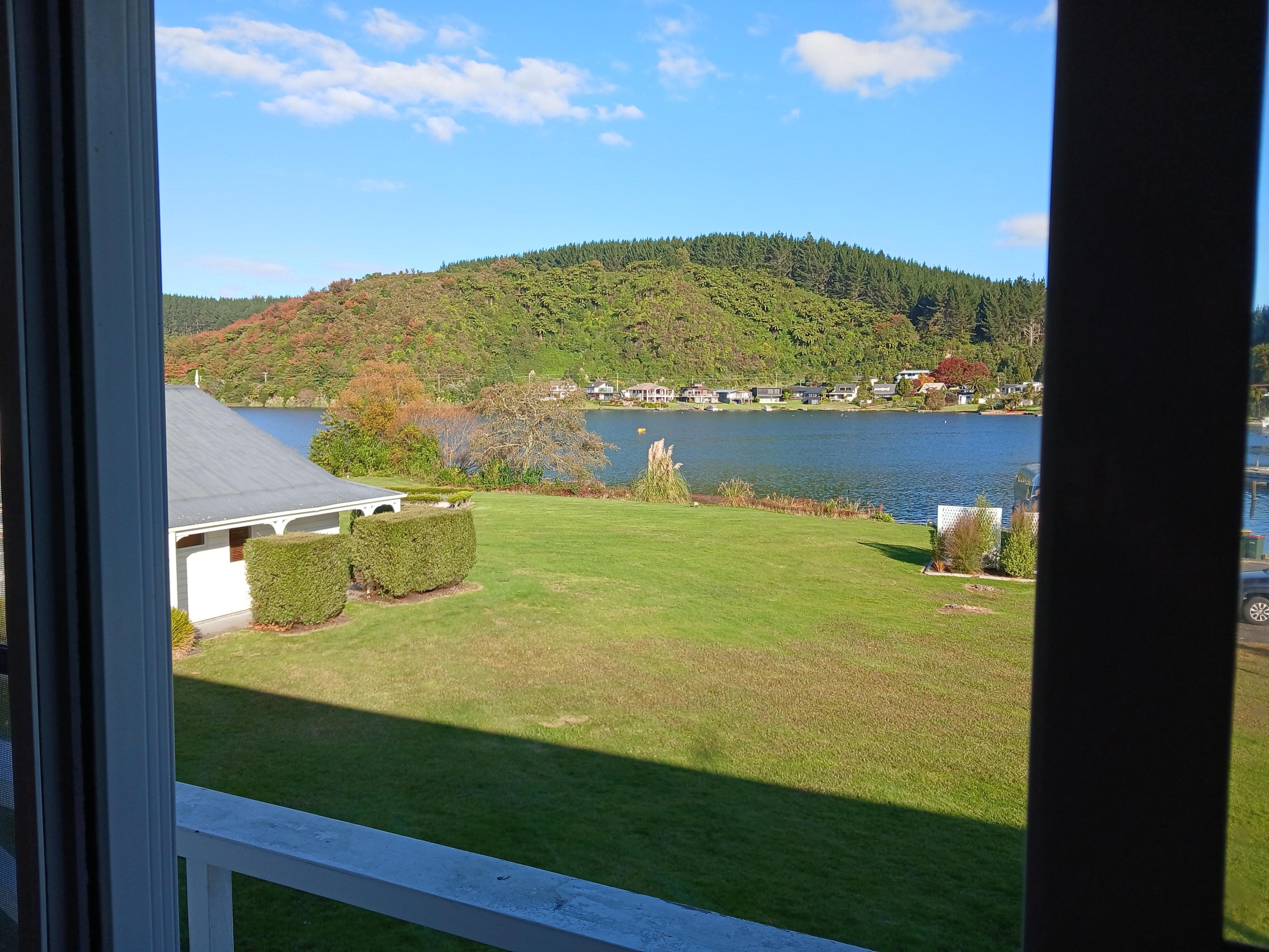 Lake view from room.