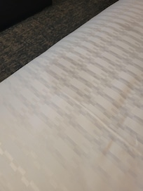 Dirty bedsheet