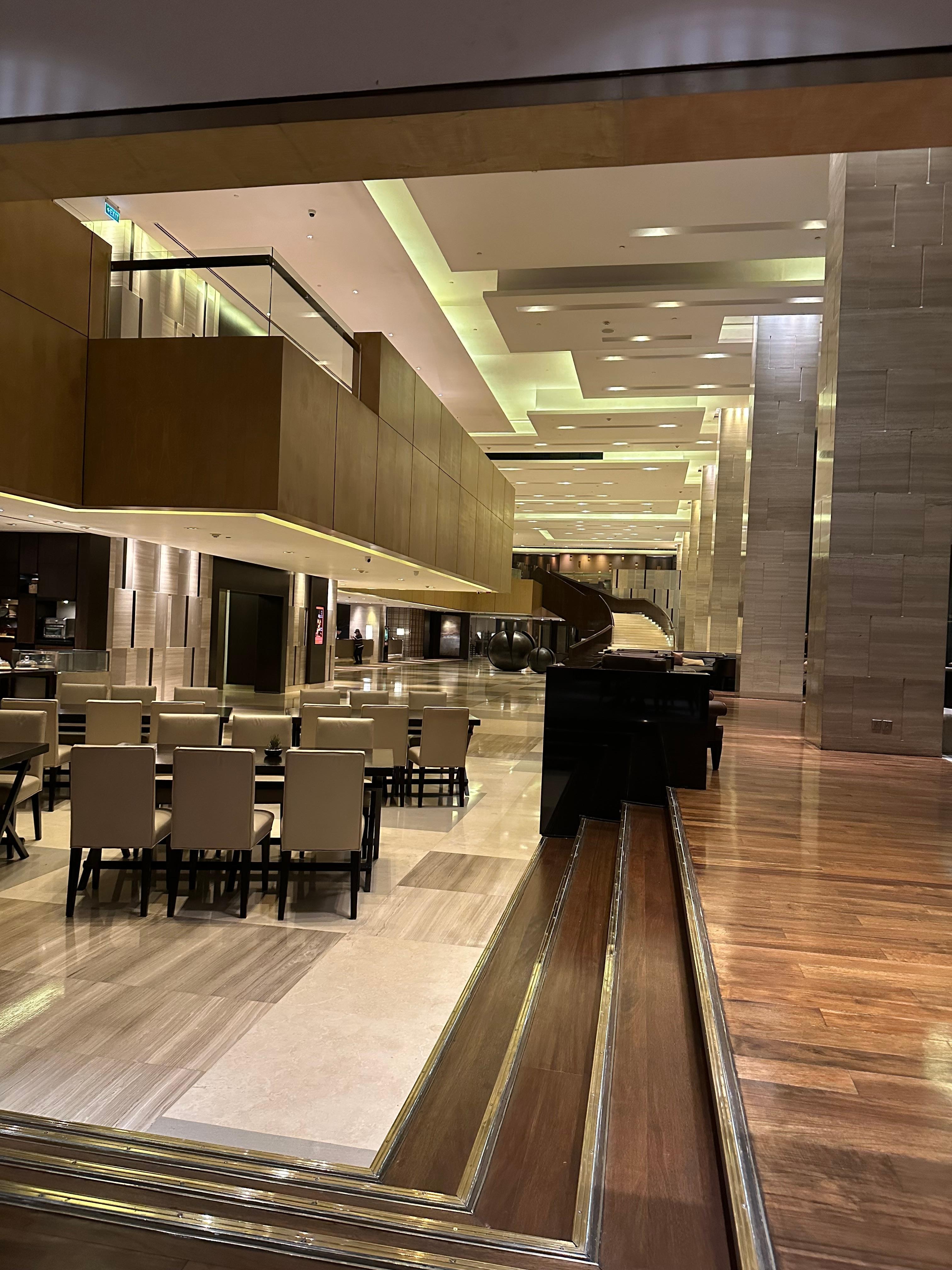 The lobby 