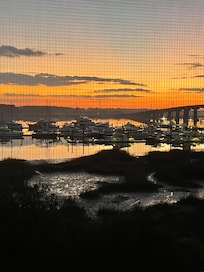 Sunrise view from the bedroom