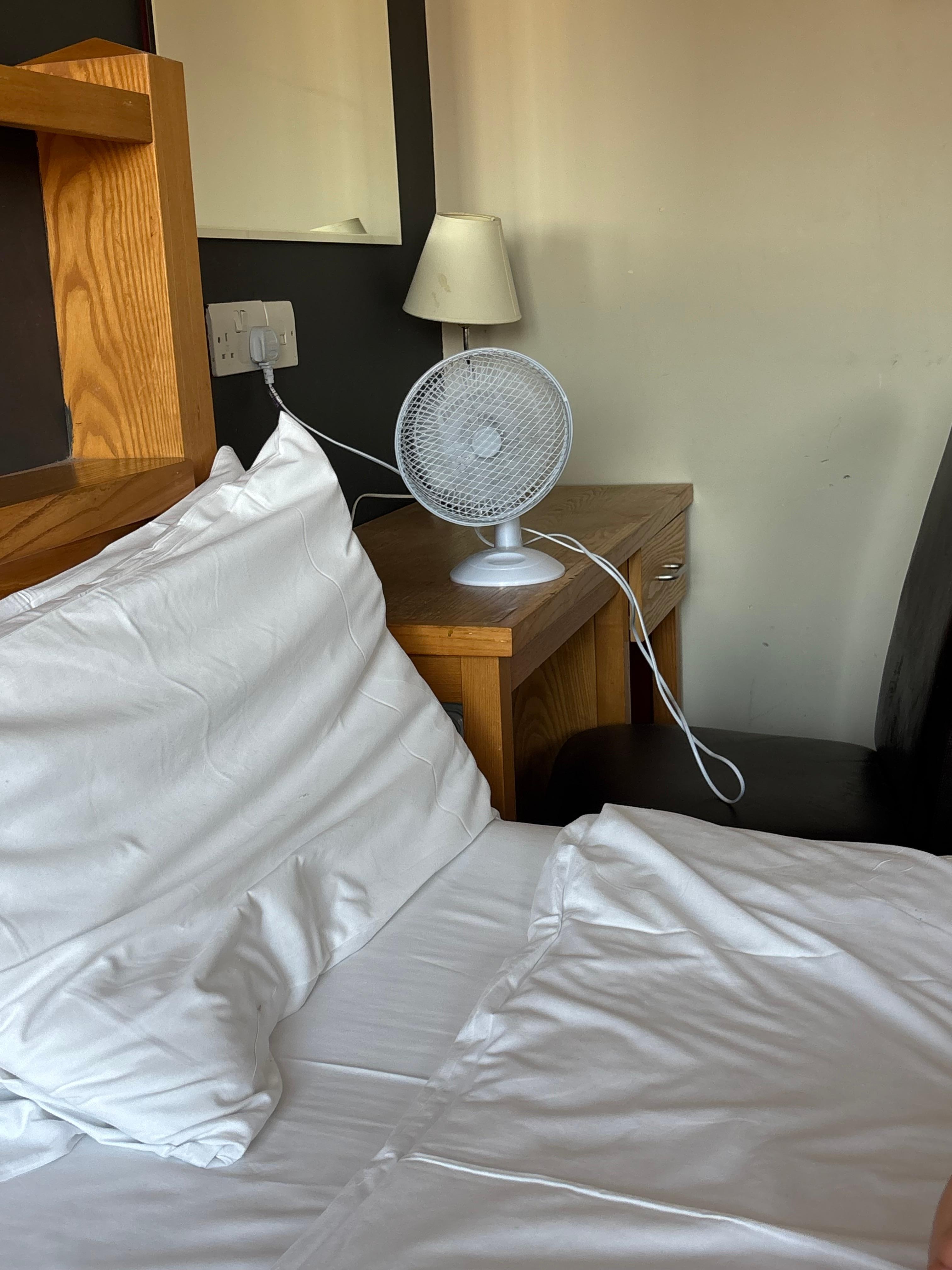 Only air movement & extremely stale smell