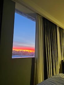 Morning sunrise view from the room