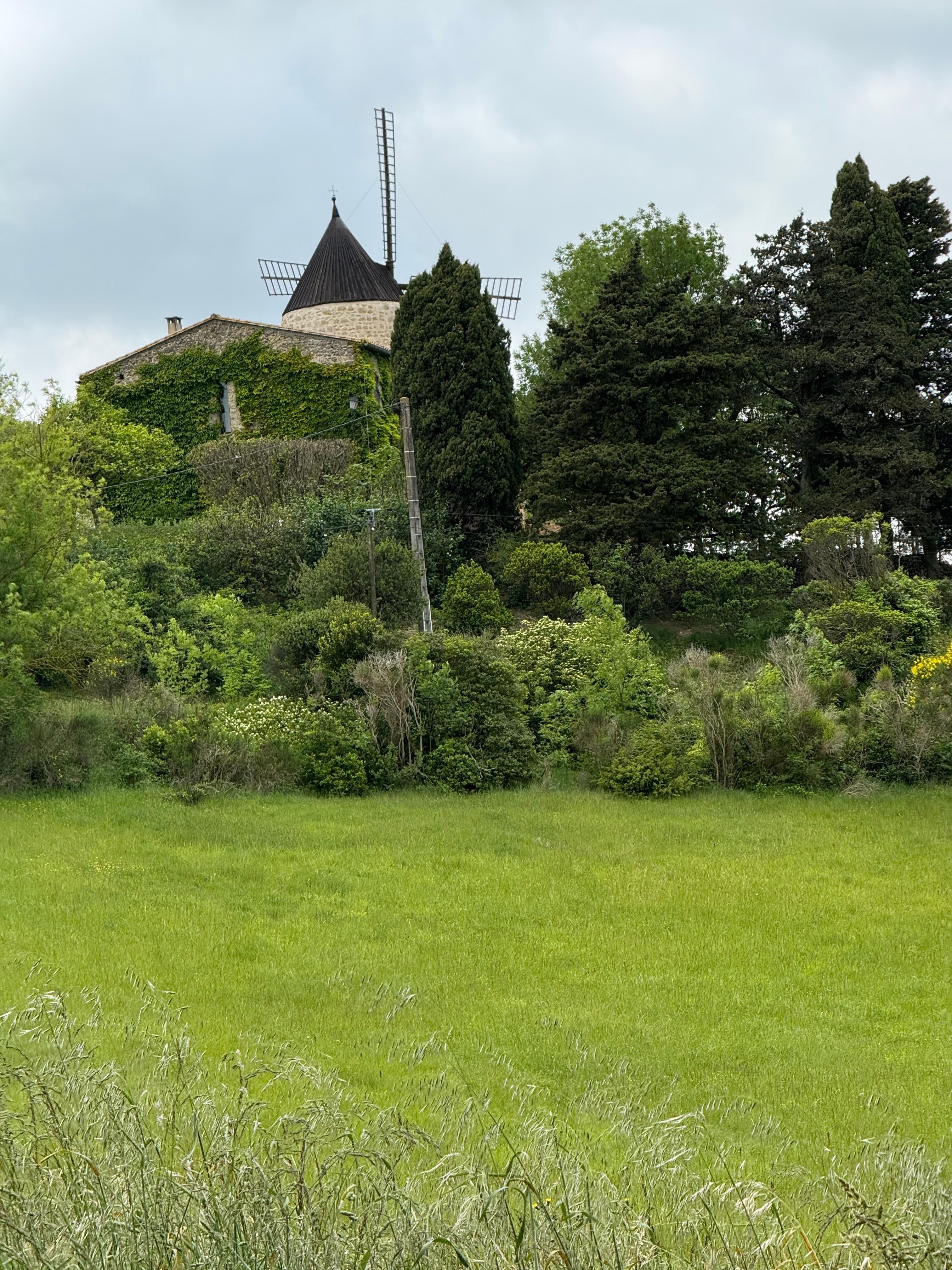 Windmill above the shouse
