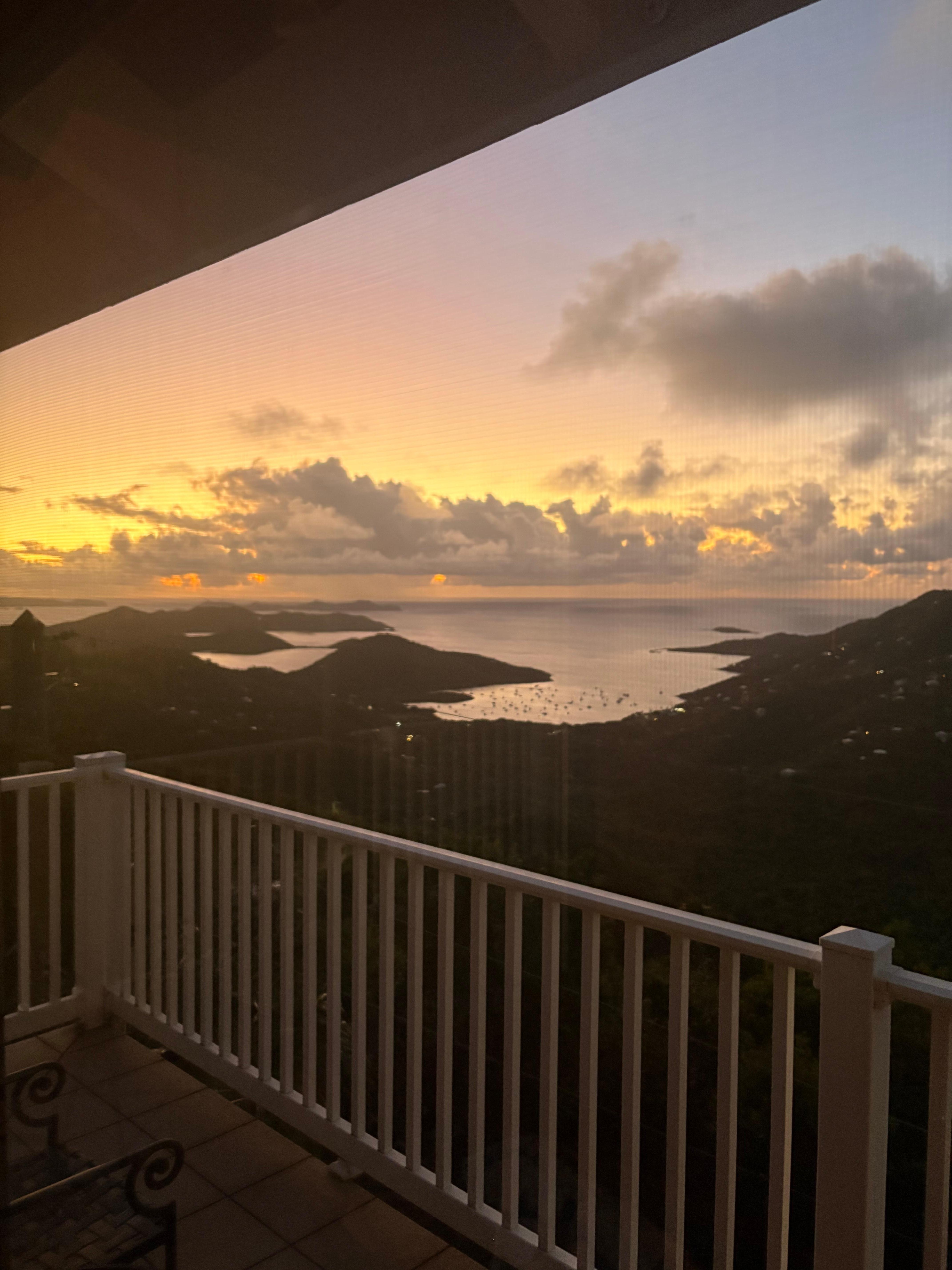 Sunrise view of Coral Bay