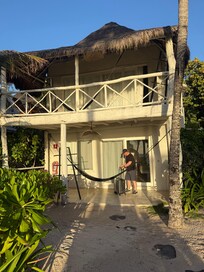 Our first floor room. Labeled partial ocean view by pool but it had a great view.