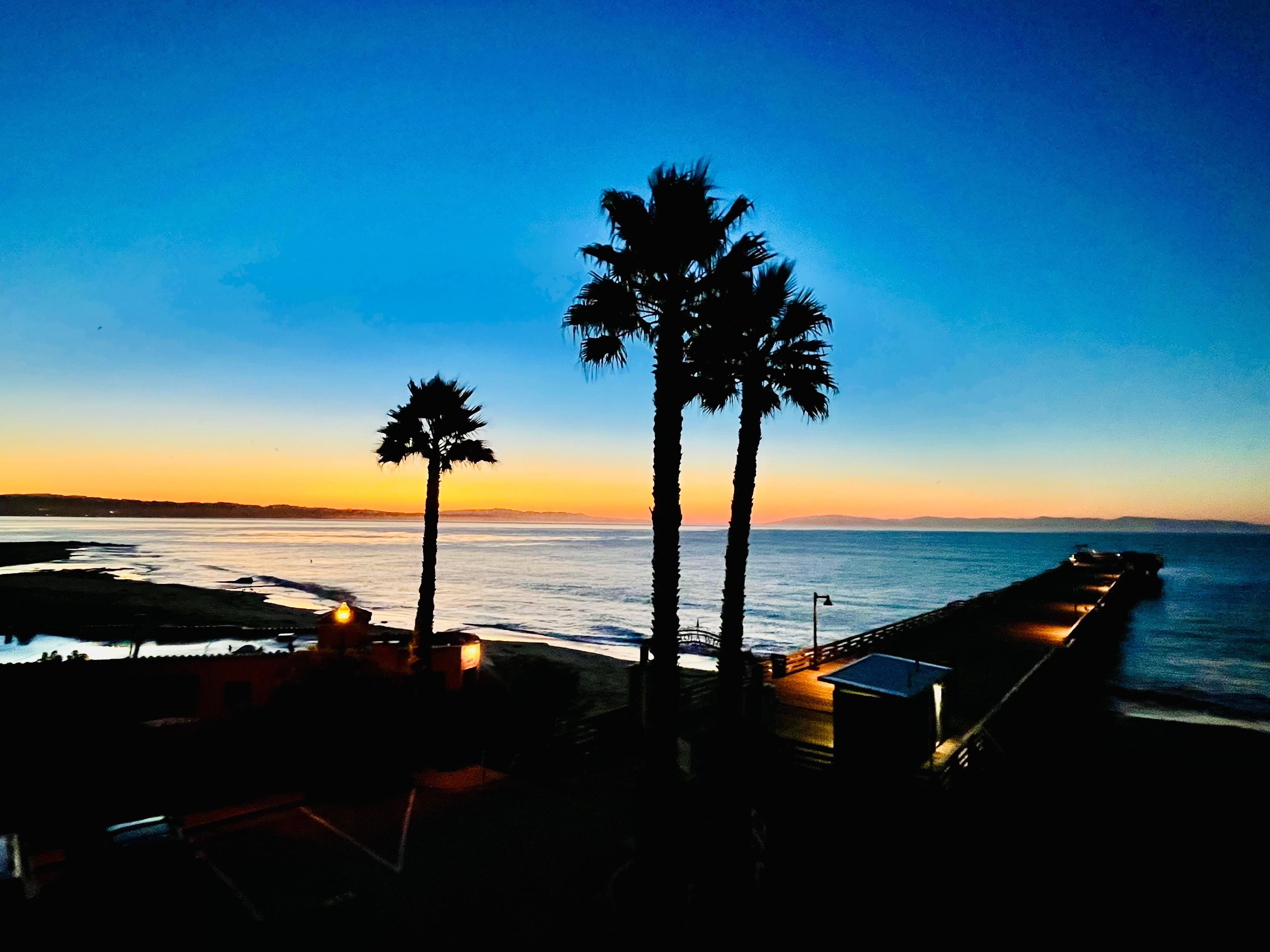 Morning view from the balcony 