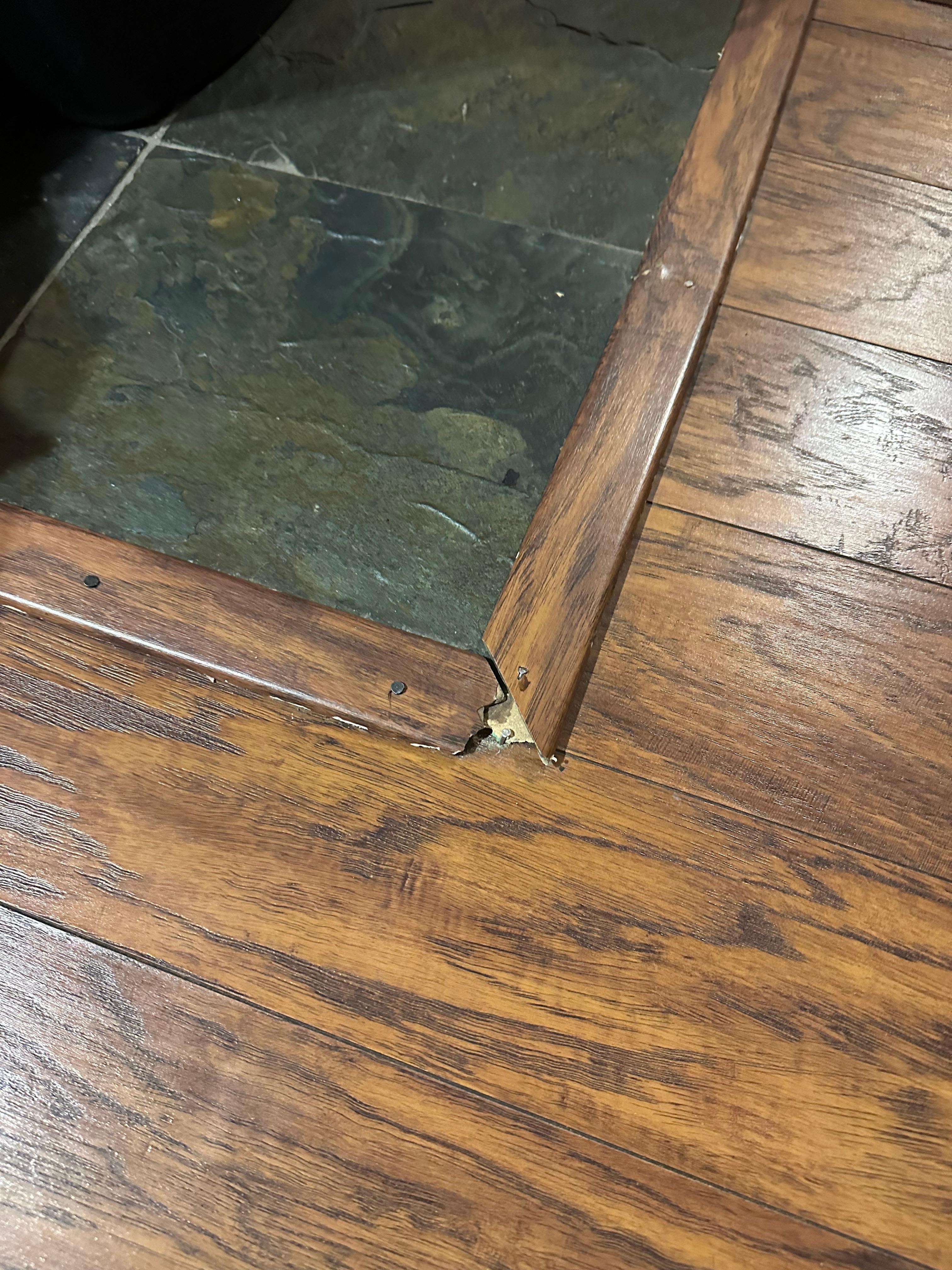 The condition of the flooring at check-in