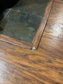 The condition of the flooring at check-in