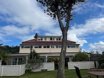 Rear view of the house