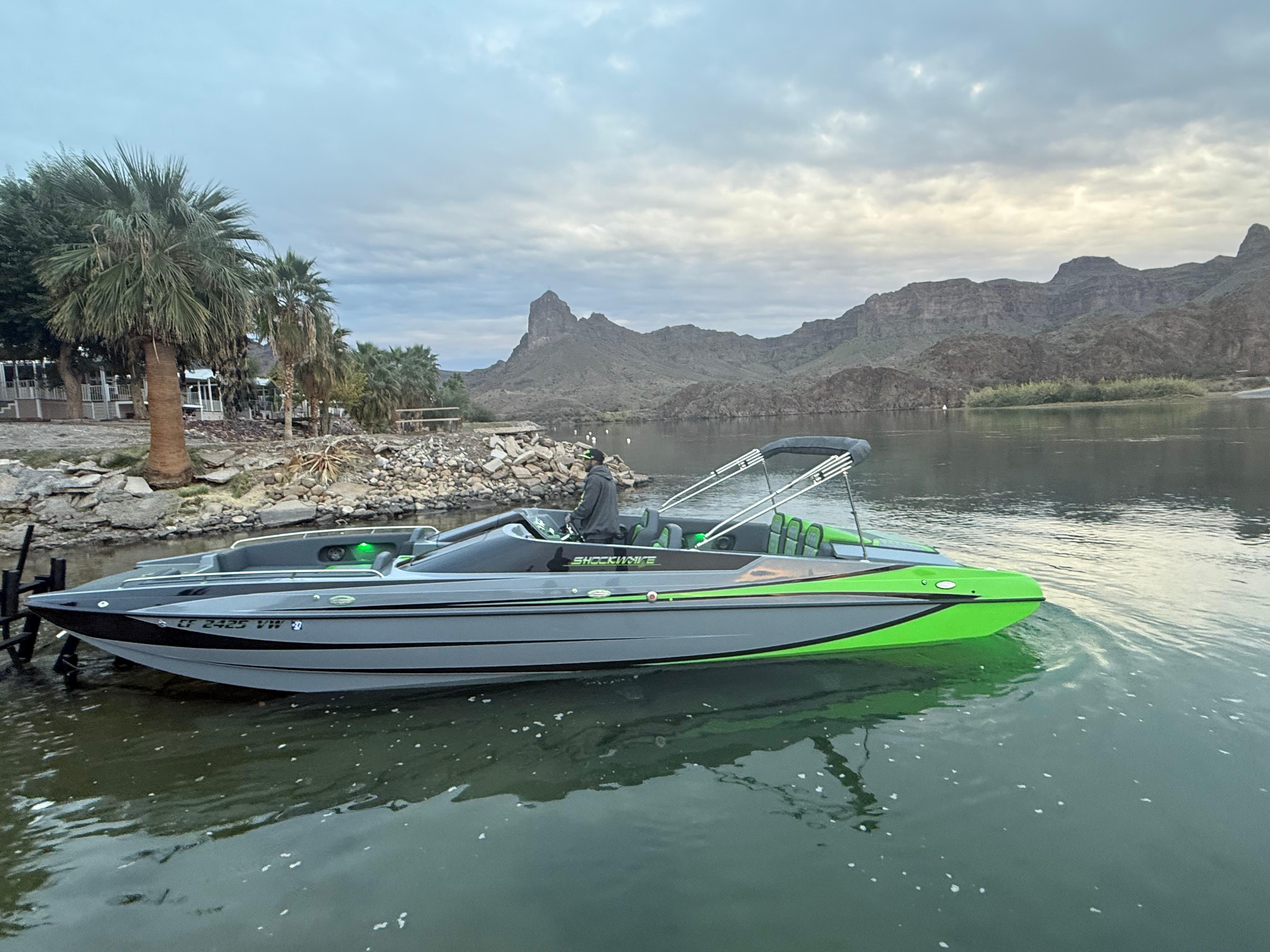 Boat launch right next to us to launch our boat!