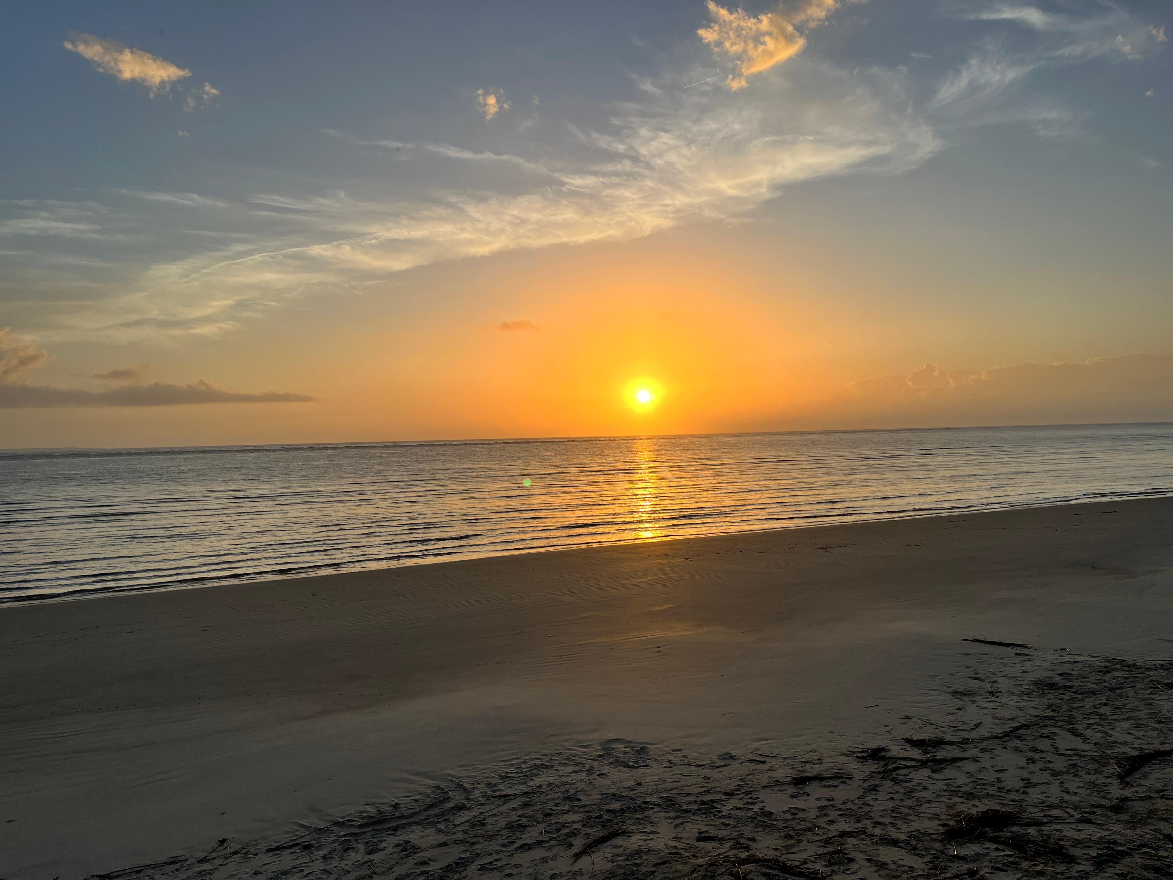 Sunrise on Easter morning