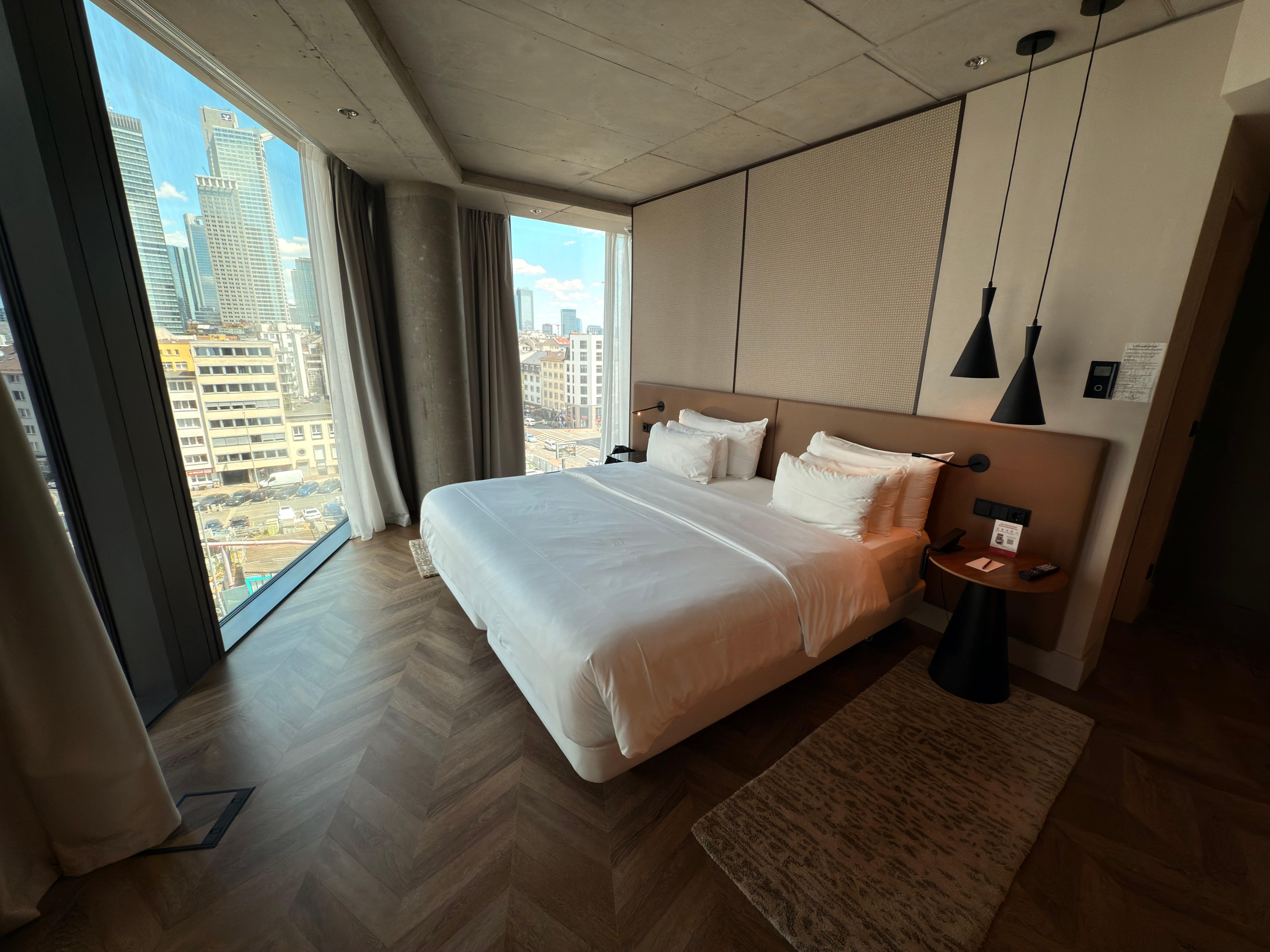 Bed and view