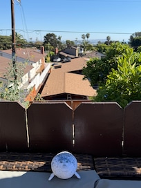 View from back pool deck