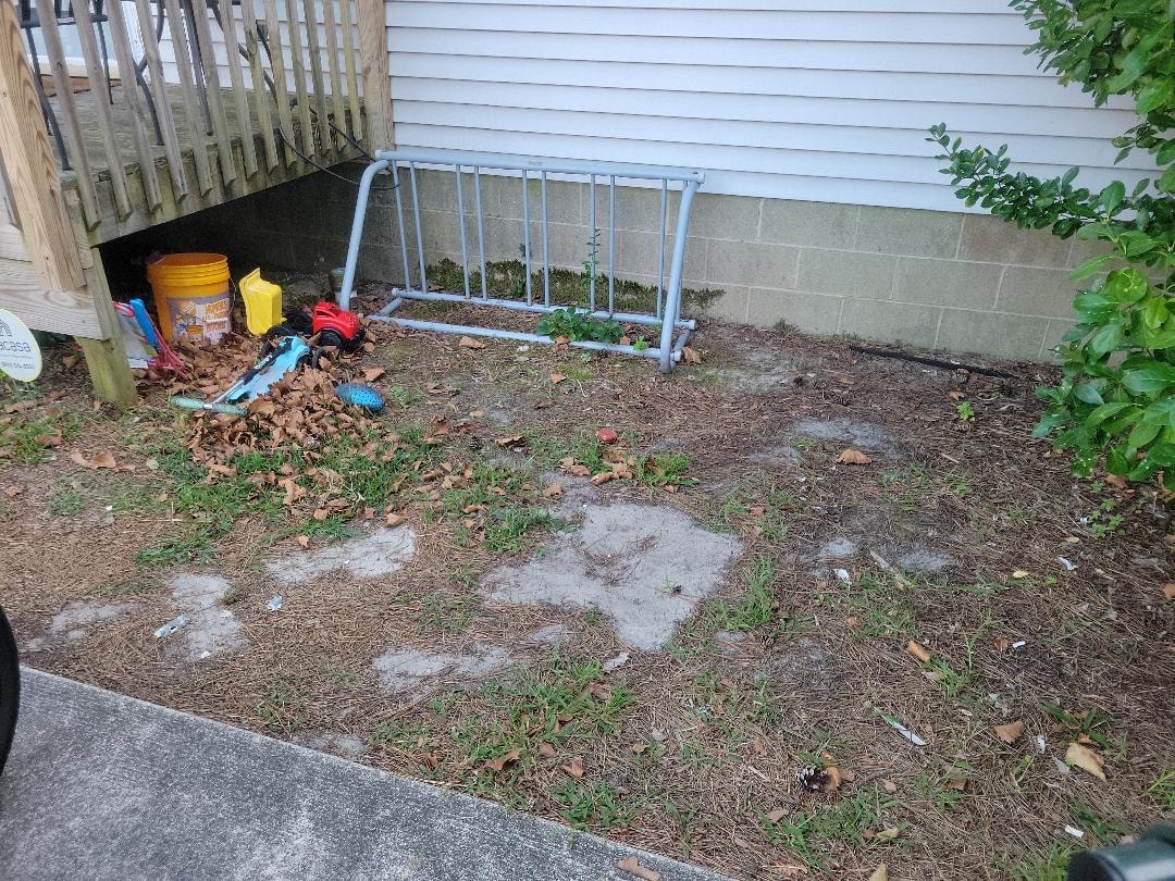 Toys and stuff filled with green water