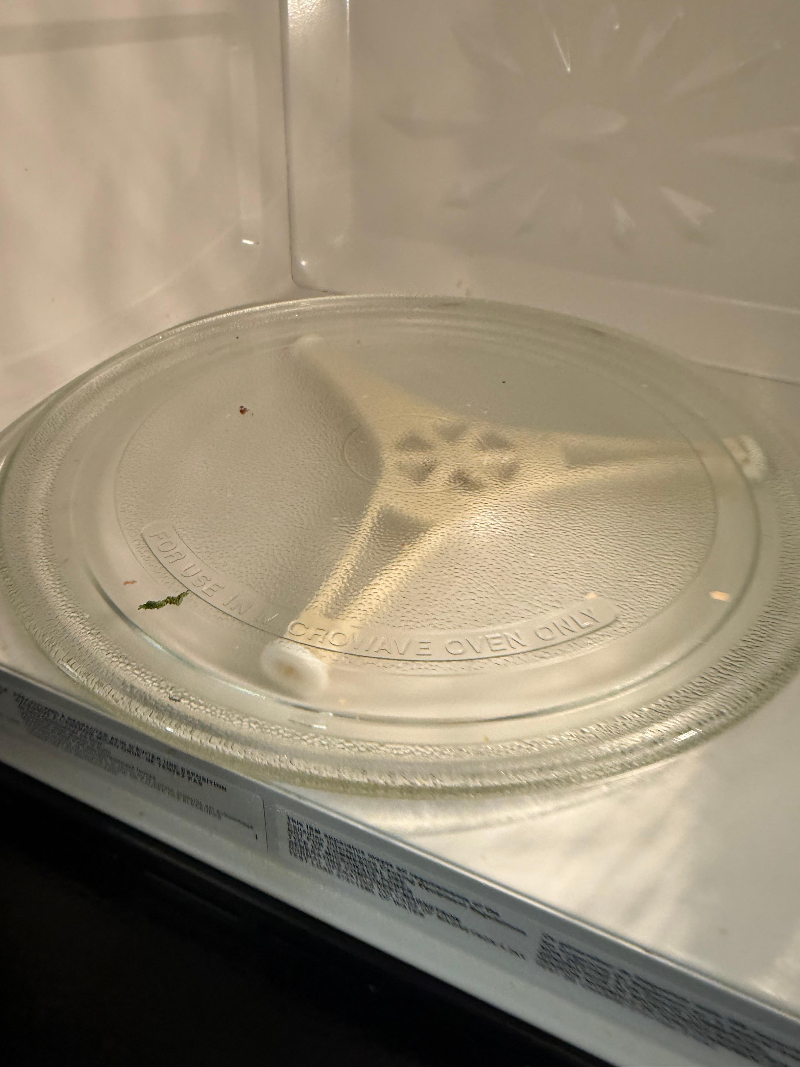Dirty microwave. 