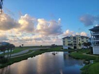 Sunrise view from the balcony