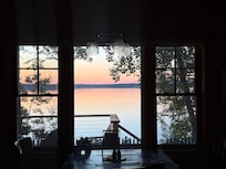 Beautiful views from the many windows