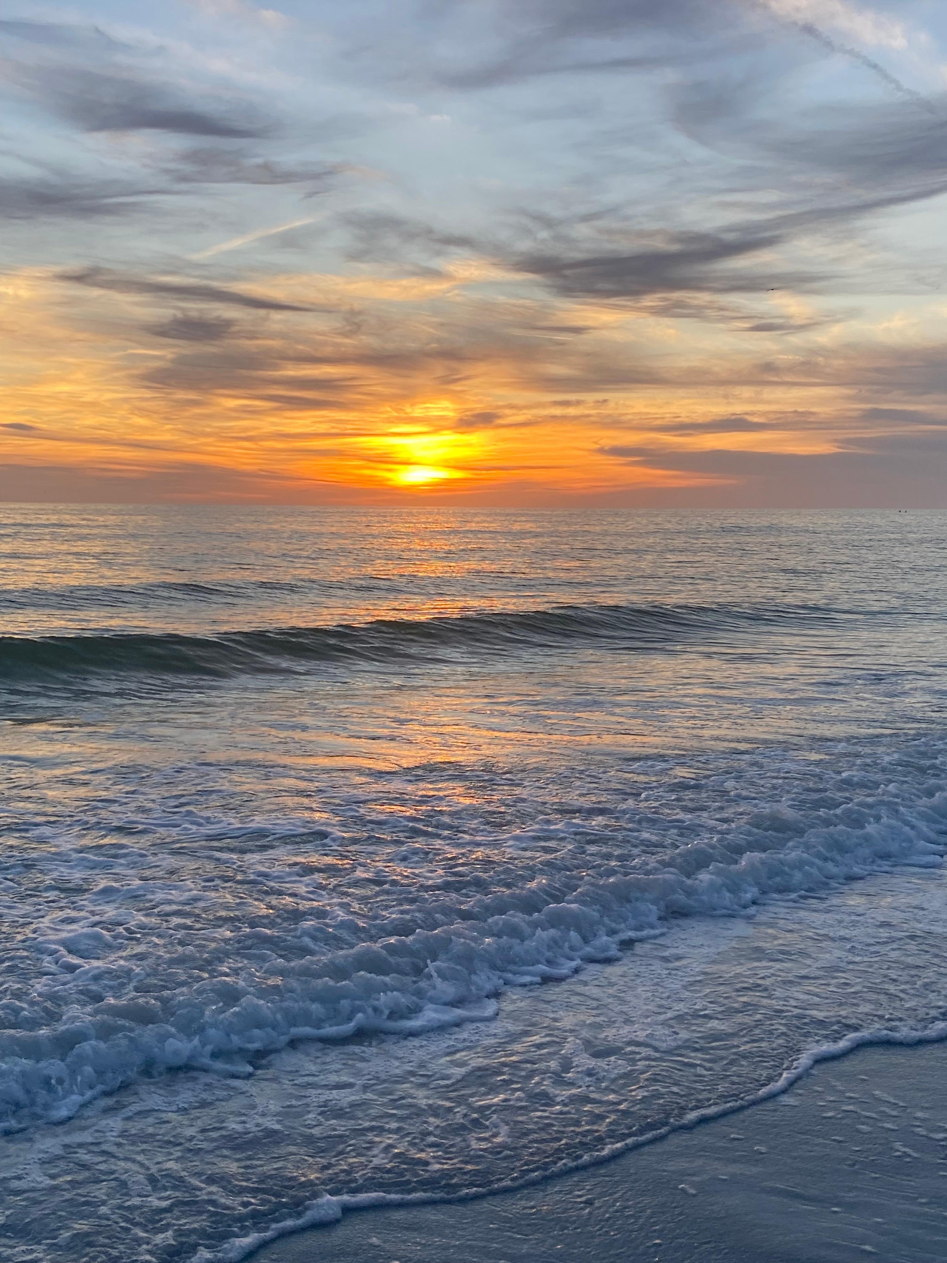 Sunset at the beach ❤️