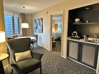 King suite with separate bedroom