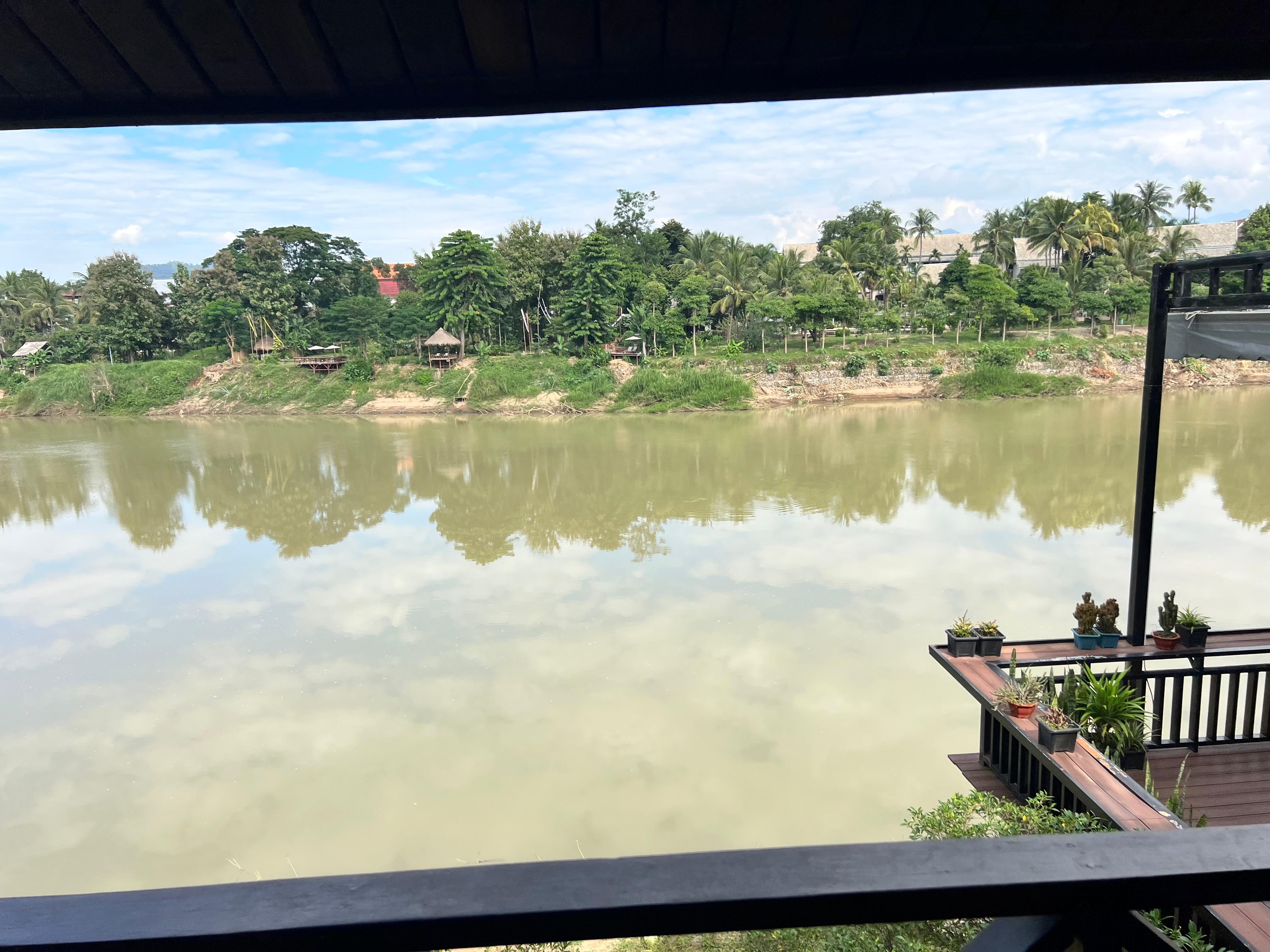 View from our balcony -