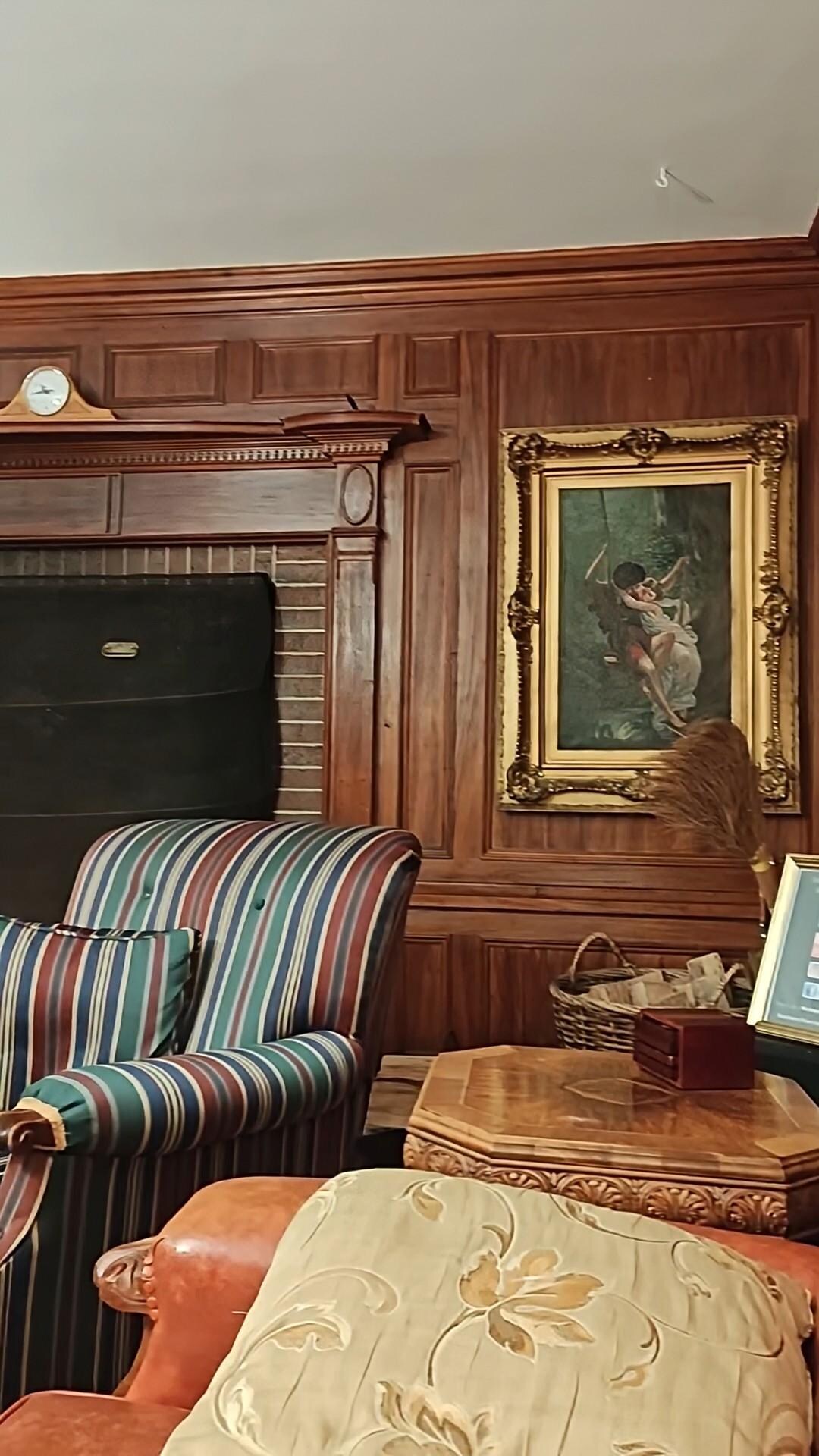 The fire place... 

