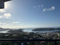 View from the restaurant at breakfast