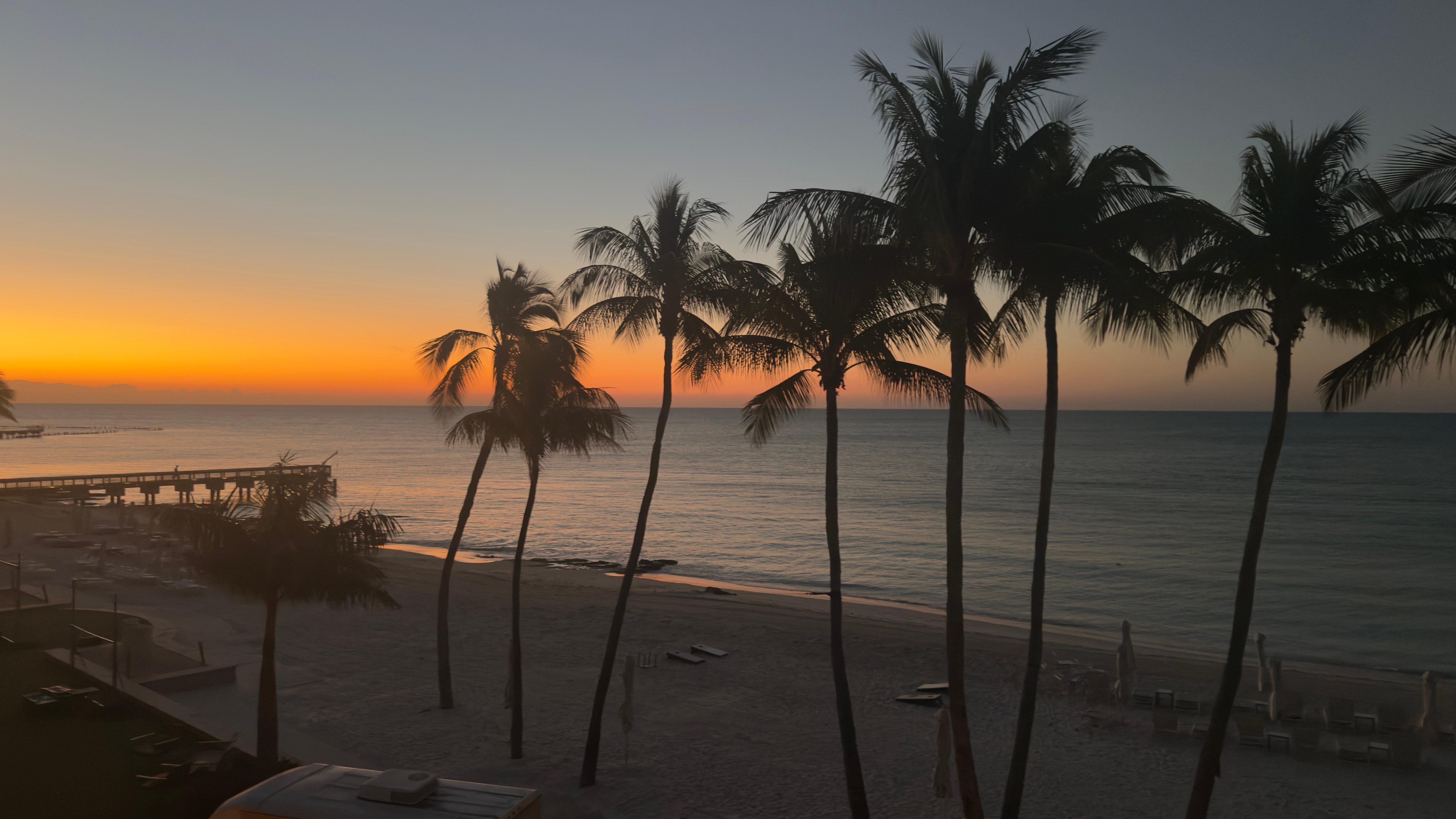 Sunrise from Oceanfront room