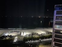 Night view of Haeundae beach