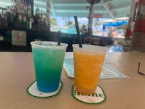 Liquid refreshment at swim up bar
