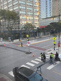 View of mile 25 mile marker from living room window.