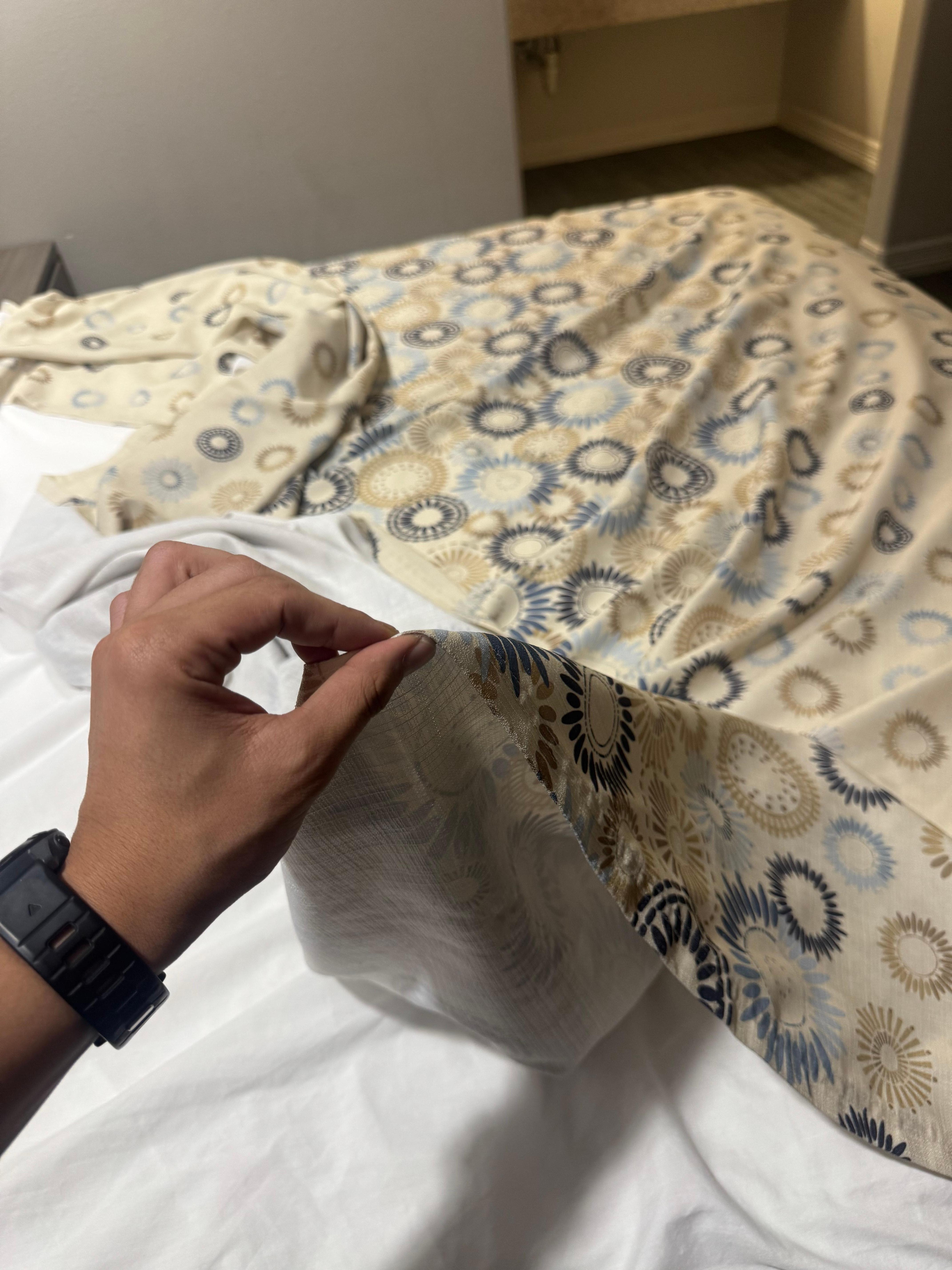 This was the “blanket” they offered me 