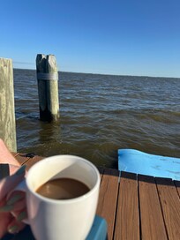 Coffee on the lake!