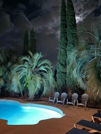 Beautiful moon view.