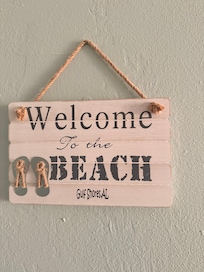Welcome sign