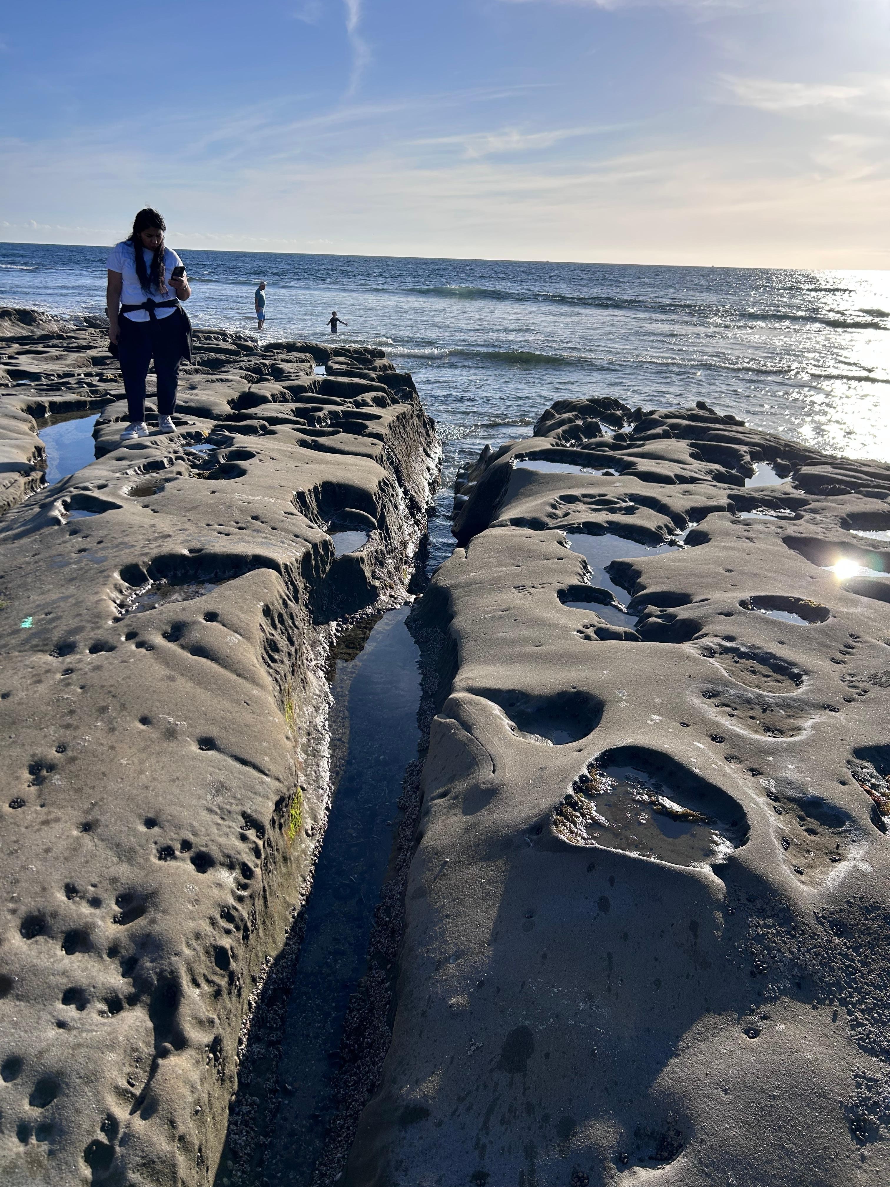 Tide pools in La Hoya 