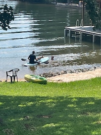 Picture to show the entryway to water.