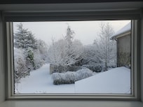 View from upstairs bedroom