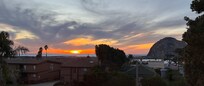 Beautiful sunset in Morro Bay. Taken from the 3rd floor guest area window.