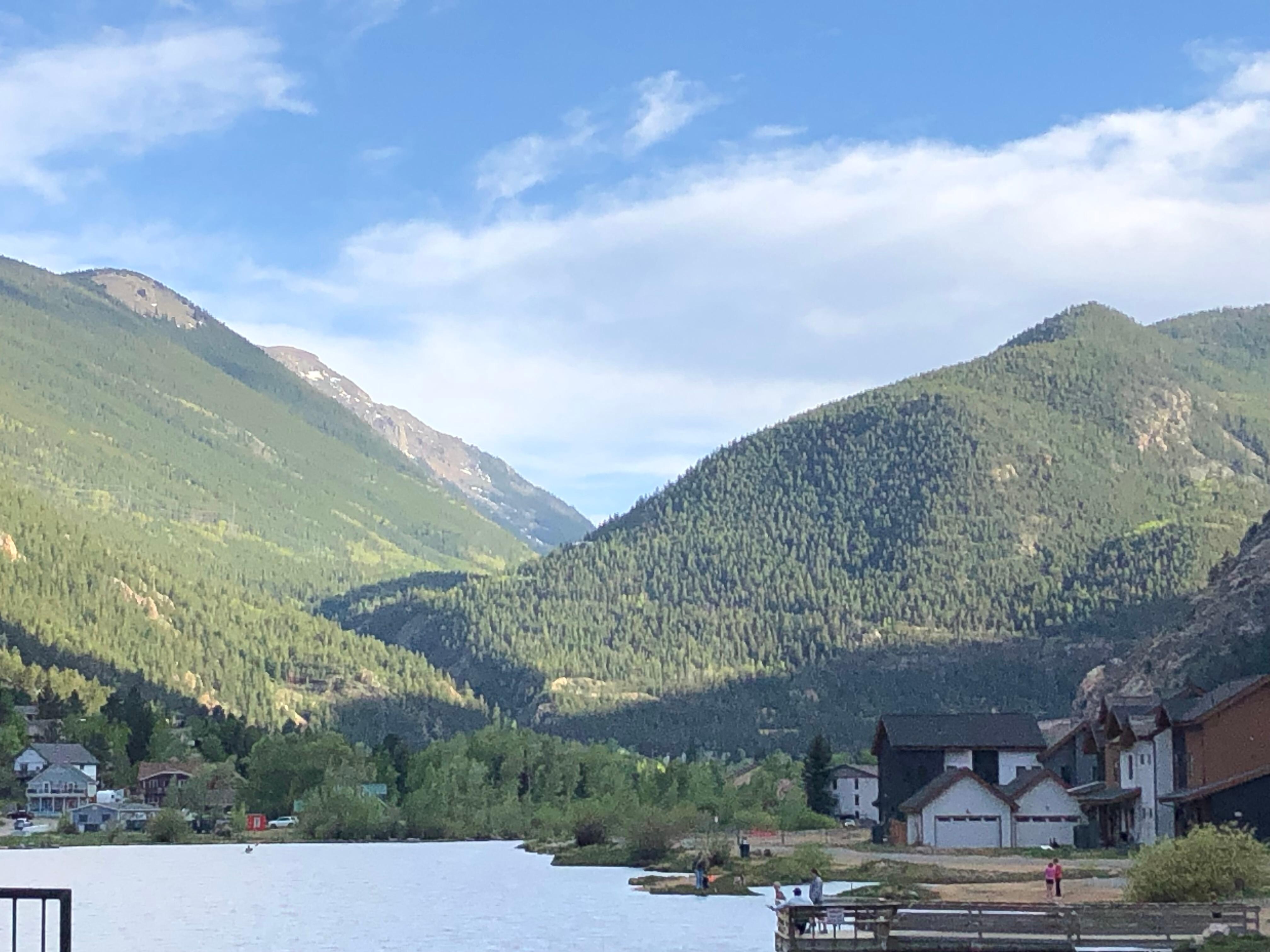 View from lake trail 