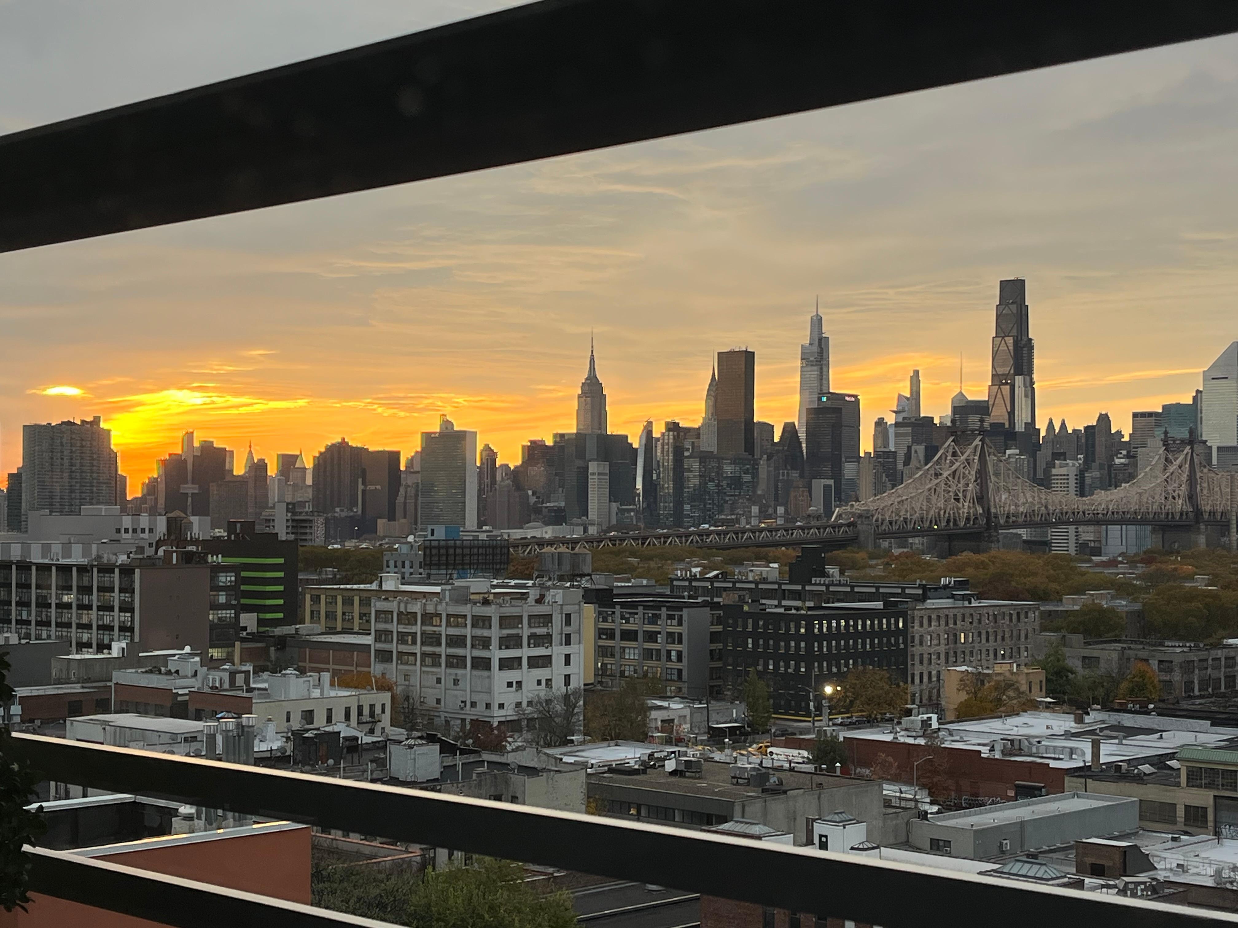 The Manhattan skyline view was absolutely stunning