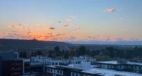 Evening view from the 9th floor looking west!