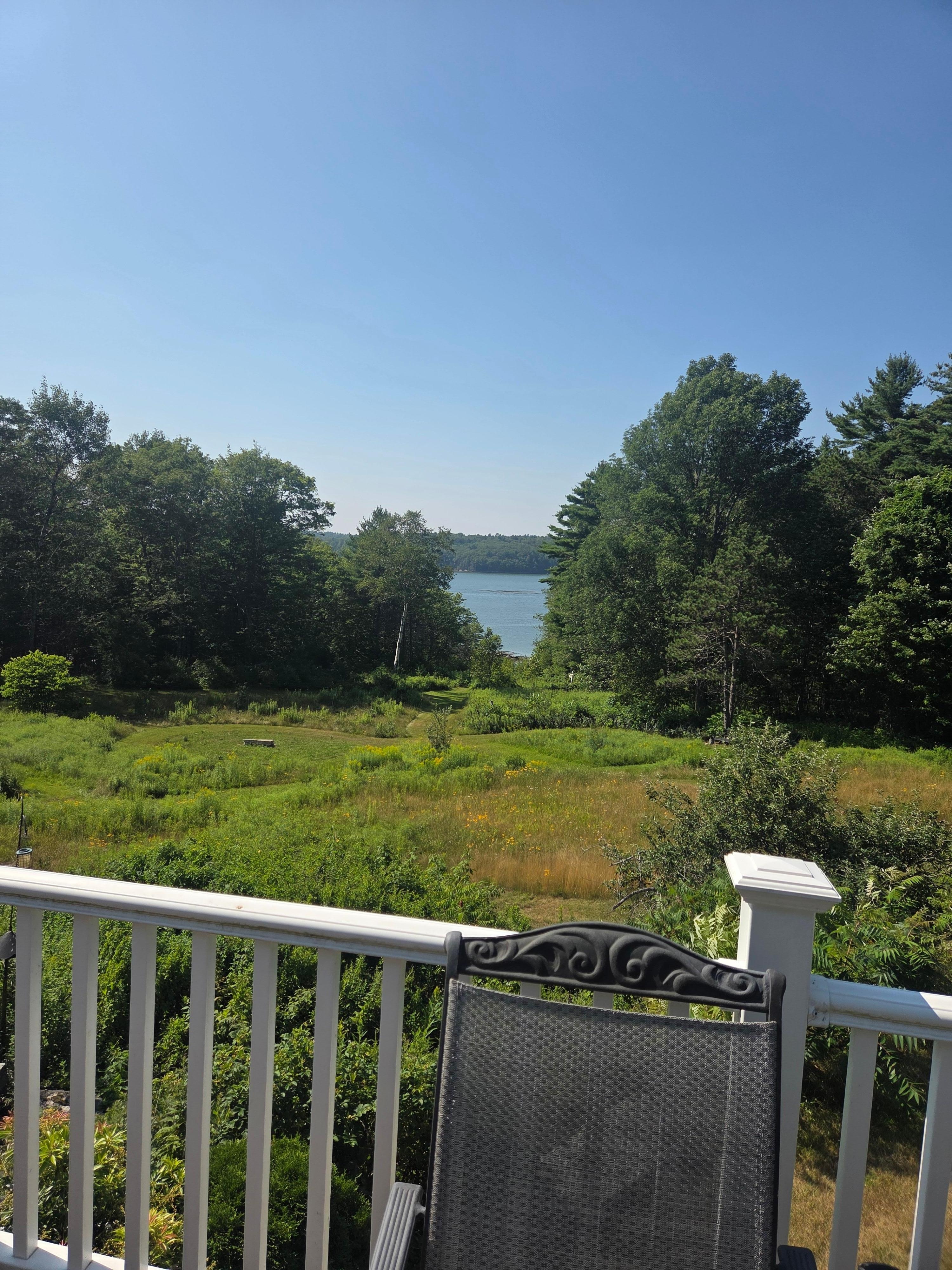 View off the back deck