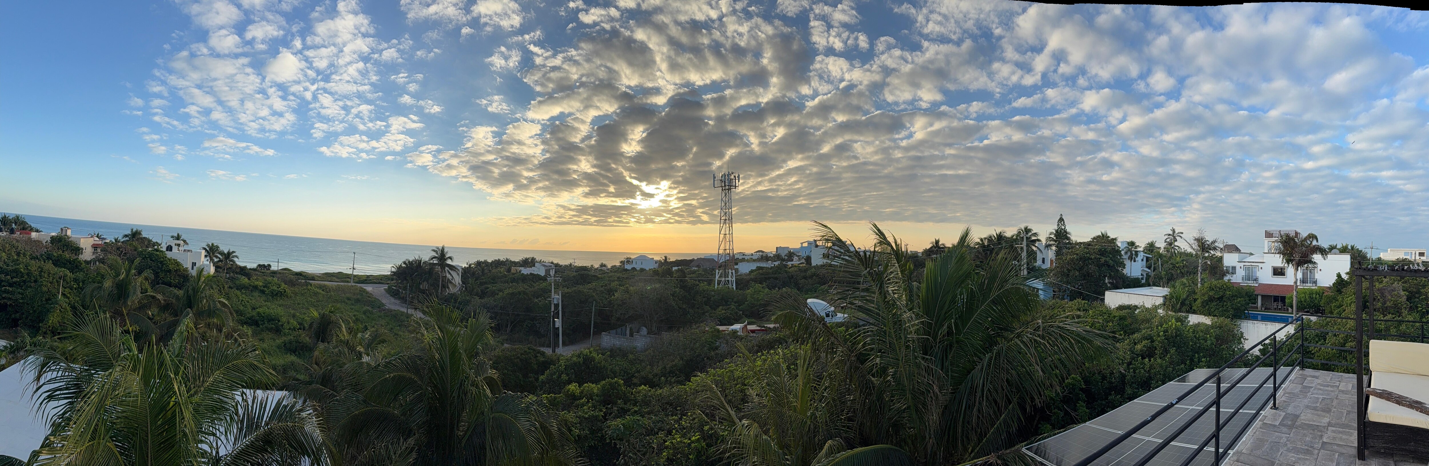 Great view from top patio